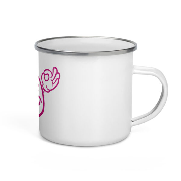 College "3" Enamel Mug - Image 5