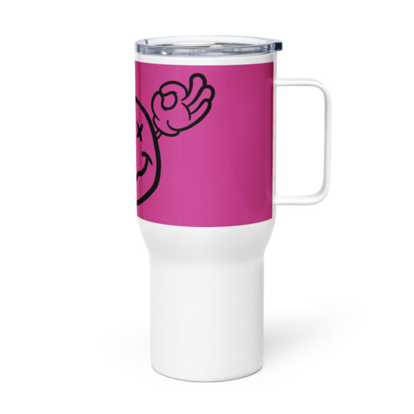 College 3 Travel mug with a handle - Image 3