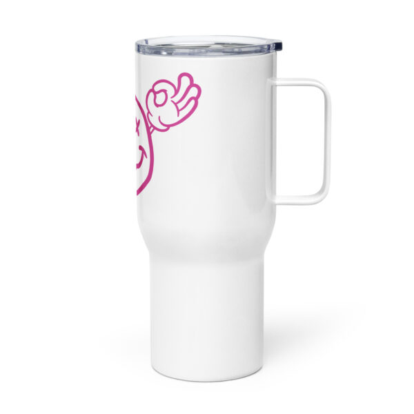 College "3" Travel mug with a handle - Image 6