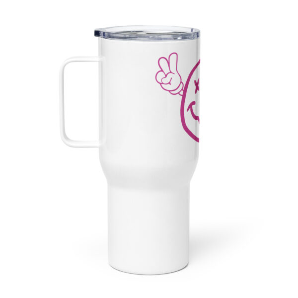 Smile Travel mug with a handle - Image 2