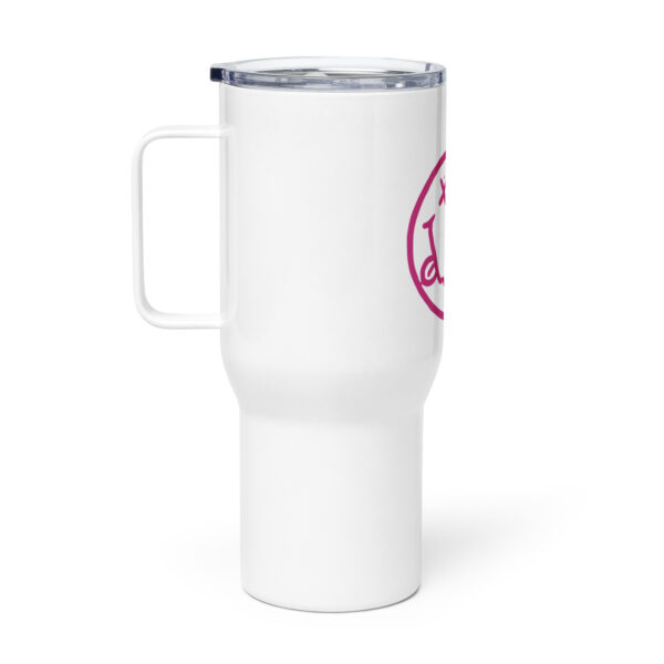 College "3" Travel mug with a handle - Image 5